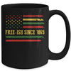 Freeish Since 1865 Juneteenth Black History Flag African Mug Coffee Mug | Teecentury.com