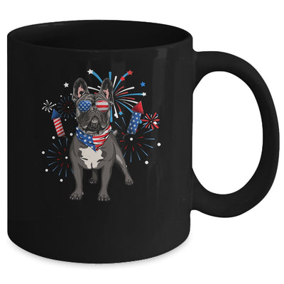 French Bulldog Dog American USA Flag 4th of July women Lover Mug | teecentury