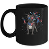 French Bulldog Dog American USA Flag 4th of July women Lover Mug | teecentury