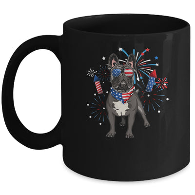 French Bulldog Dog American USA Flag 4th of July women Lover Mug | teecentury