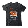 French Bulldog HalloThanksMas Halloween Thanksgiving Christmas Shirt & Sweatshirt | teecentury