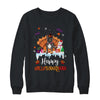 French Bulldog HalloThanksMas Halloween Thanksgiving Christmas Shirt & Sweatshirt | teecentury