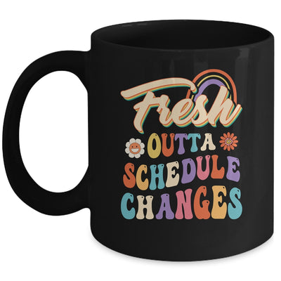 Fresh Outta Schedule Changes School Counselor Back To School Mug | teecentury