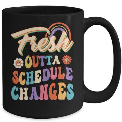 Fresh Outta Schedule Changes School Counselor Back To School Mug | teecentury