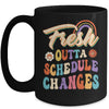 Fresh Outta Schedule Changes School Counselor Back To School Mug | teecentury