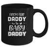 From Fur Daddy To Baby Daddy Dog Dad Fathers Pregnancy Mug Coffee Mug | Teecentury.com