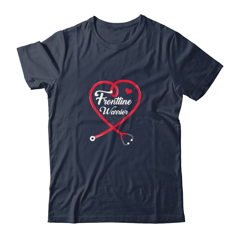 Frontline Warrior Nurse CNA Healthcare Worker Gift T-Shirt & Hoodie | Teecentury.com