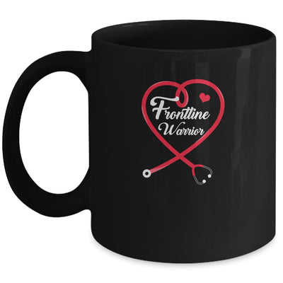 Frontline Warrior Nurse CNA Healthcare Worker Gift Mug Coffee Mug | Teecentury.com