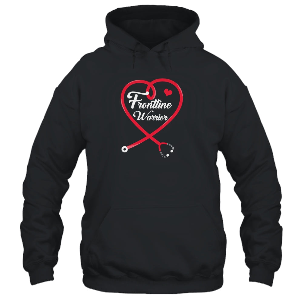 Frontline Warrior Nurse CNA Healthcare Worker Gift T-Shirt & Hoodie | Teecentury.com