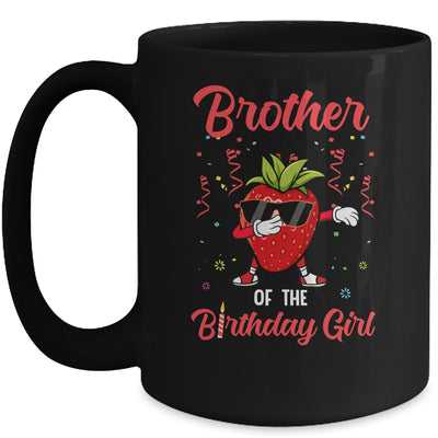 Fruit Lovers Brother of the Birthday Girl Strawberry Mug Coffee Mug | Teecentury.com