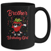 Fruit Lovers Brother of the Birthday Girl Strawberry Mug Coffee Mug | Teecentury.com