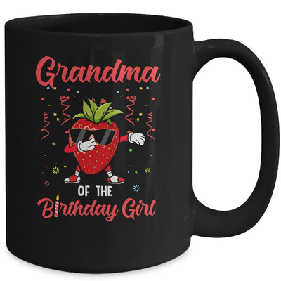 Fruit Lovers Grandma of the Birthday Girl Strawberry Mug Coffee Mug | Teecentury.com