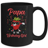 Fruit Lovers Papa of the Birthday Girl Strawberry Mug Coffee Mug | Teecentury.com