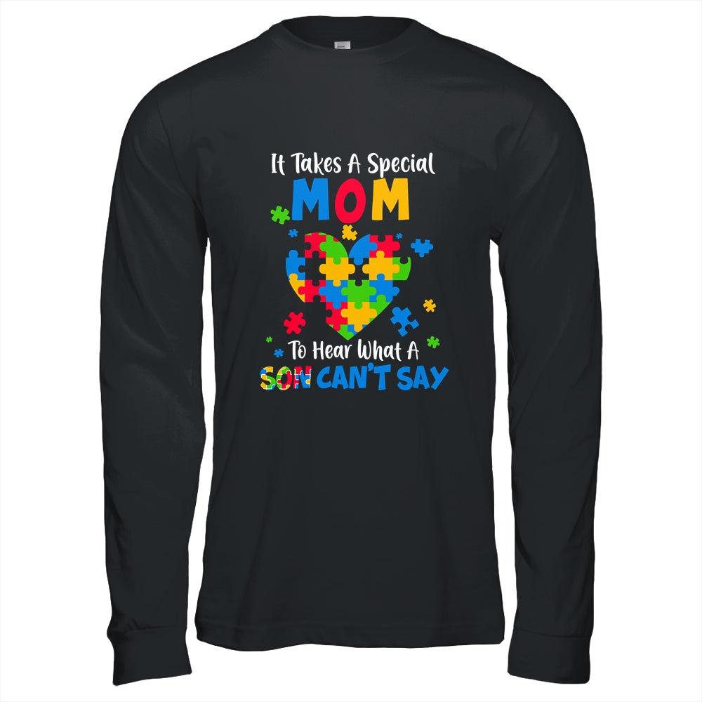Fun Heart Puzzle Mom Autism Awareness Family Support Shirt & Hoodie | teecentury