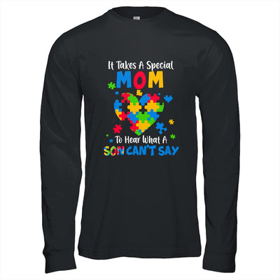 Fun Heart Puzzle Mom Autism Awareness Family Support Shirt & Hoodie | teecentury