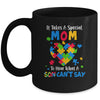 Fun Heart Puzzle Mom Autism Awareness Family Support Mug | teecentury