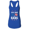 Funny 4th Of July I'm Just Here To Bang USA Flag Sunglasses T-Shirt & Tank Top | Teecentury.com