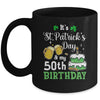 Funny 50th Birthday St Patricks Day Party For Men Women Mug Coffee Mug | Teecentury.com