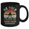 Funny Airline Pilot Art For Men Women Aviation Future Pilot Mug | teecentury