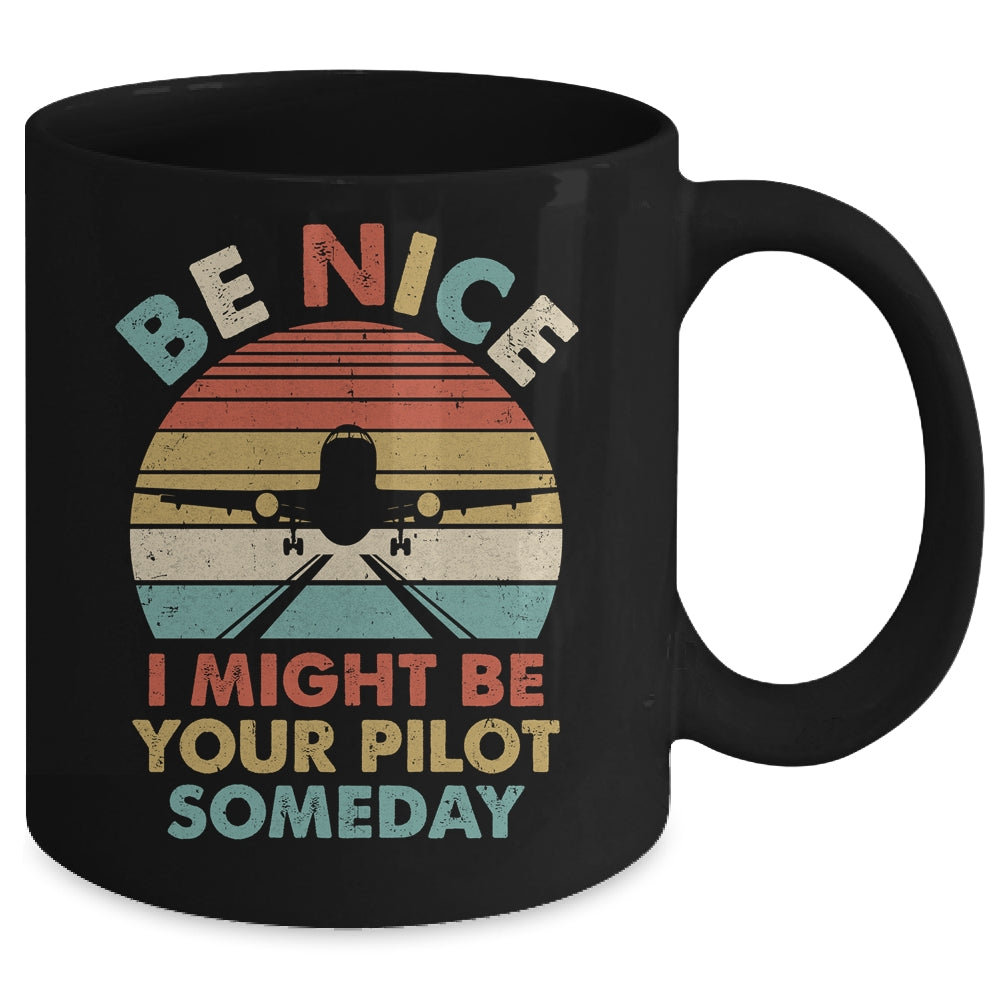 Funny Airline Pilot Art For Men Women Aviation Future Pilot Mug | teecentury