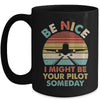 Funny Airline Pilot Art For Men Women Aviation Future Pilot Mug | teecentury