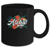 Funny Aloha Flowers Hawaiian Funny Hawaii Beach Luau Party Mug | teecentury