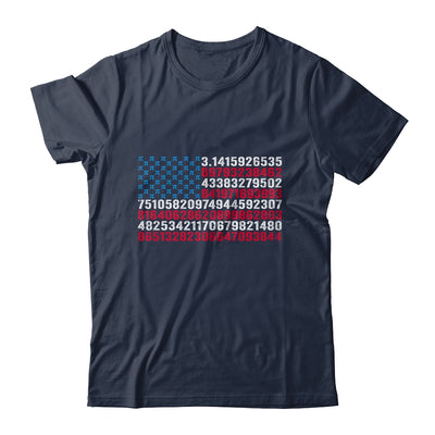 Funny And Cool School Teacher Men American Flag Pi Day Shirt & Hoodie | teecentury