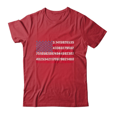 Funny And Cool School Teacher Men American Flag Pi Day Shirt & Hoodie | teecentury