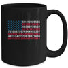 Funny And Cool School Teacher Men American Flag Pi Day Mug | teecentury