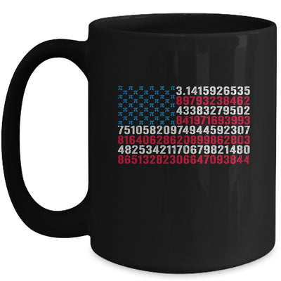 Funny And Cool School Teacher Men American Flag Pi Day Mug | teecentury