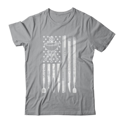 Funny BBQ Smoker Smoking Grilling And Barbecue Us Flag Shirt & Hoodie | teecentury