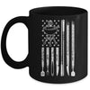 Funny BBQ Smoker Smoking Grilling And Barbecue Us Flag Mug | teecentury