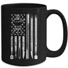 Funny BBQ Smoker Smoking Grilling And Barbecue Us Flag Mug | teecentury
