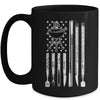 Funny BBQ Smoker Smoking Grilling And Barbecue Us Flag Mug | teecentury