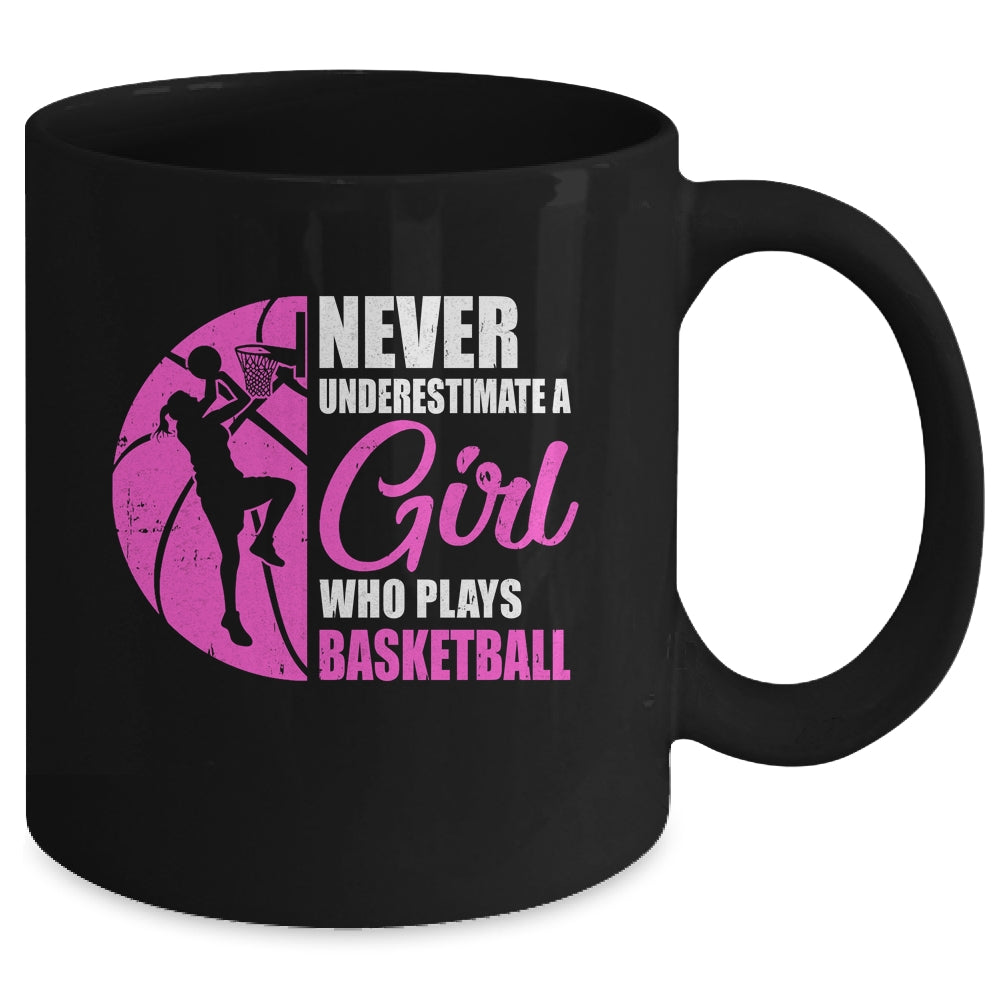 Funny Basketball Art For Girls Youth Teens Basketball Player Mug | teecentury