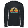 Funny Bigfoot Fishing Sasquatch Outdoor Retro Men Women Shirt & Hoodie | teecentury