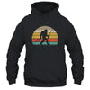 Funny Bigfoot Fishing Sasquatch Outdoor Retro Men Women Shirt & Hoodie | teecentury