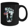 Funny Bigfoot Rock And Roll USA Flag For Believers Mug Coffee Mug | Teecentury.com