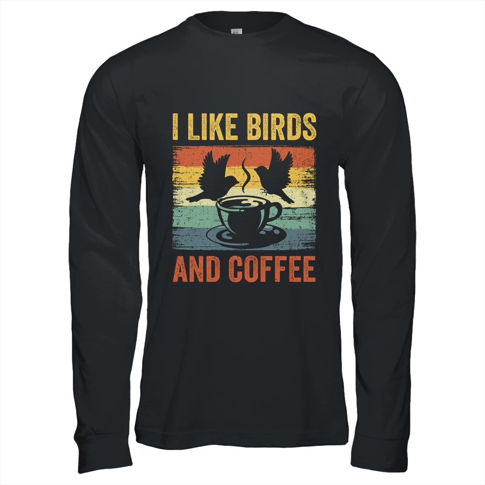 Funny Birds Coffee Design For Men Women Bird Lover Coffee Shirt & Hoodie | teecentury