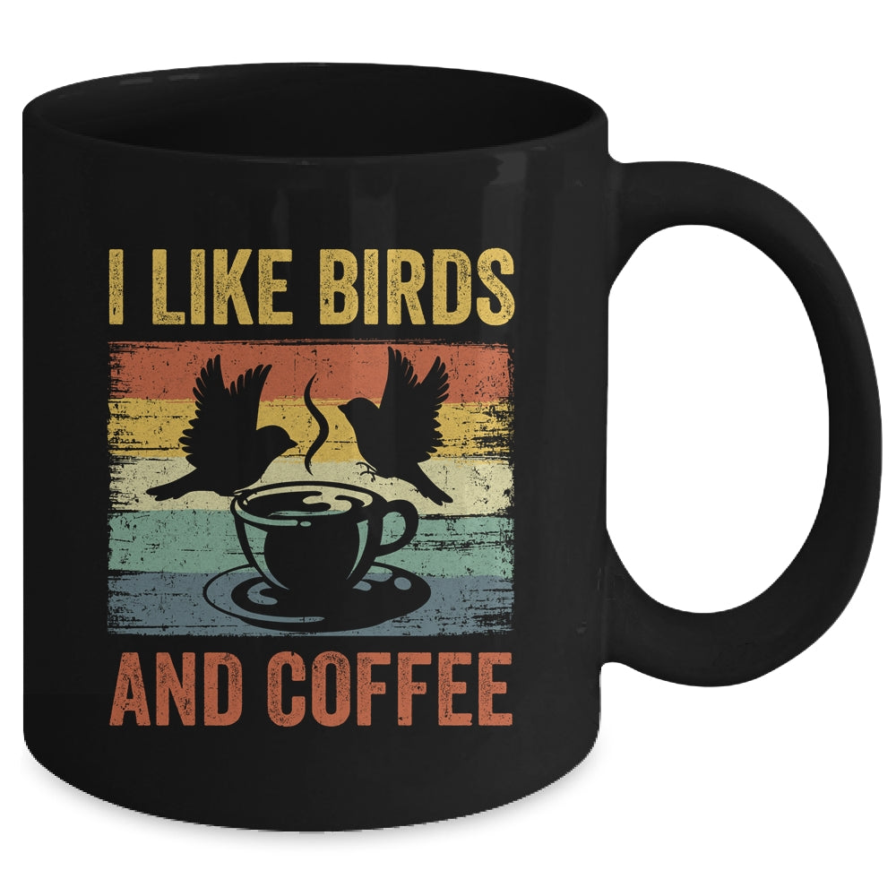 Love Birds Personalized Large Coffee Mug - 15oz