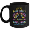 Funny Boat Waves Sun Rays Lake Days Vacation Mug | teecentury