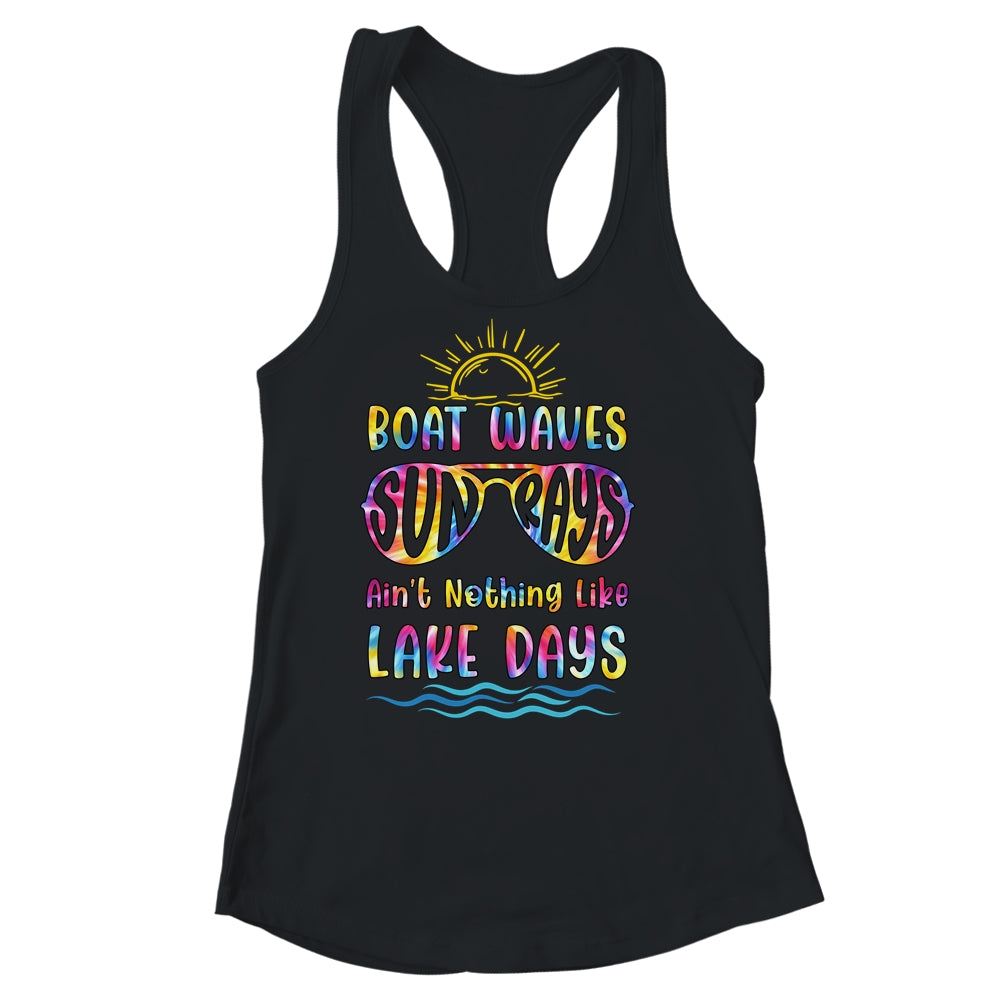 Funny Boat Waves Sun Rays Lake Days Vacation Shirt & Tank Top | teecentury
