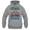 Funny Born To Go Fishing Bass Fish Fisherman For Boys Shirt & Hoodie | teecentury