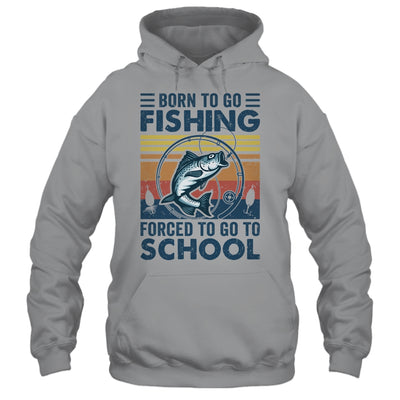 Funny Born To Go Fishing Bass Fish Fisherman For Boys Shirt & Hoodie | teecentury