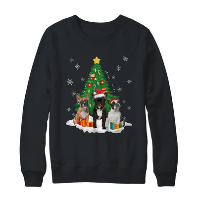 Funny Boston Terrier Ugly Christmas Dog Lovers Women Shirt & Sweatshirt | teecentury