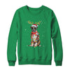 Funny Boxer Christmas Tree Santa Reindeer Pajamas T-Shirt & Sweatshirt | Teecentury.com