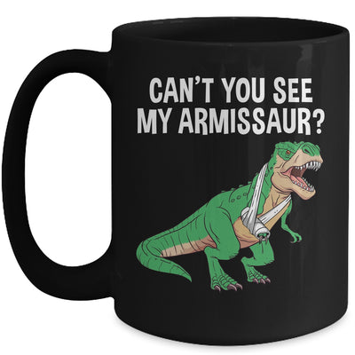 Funny Broken Arm For Men Boy Kids Hand Wrist Injury Dinosaur Mug | teecentury