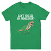 Funny Broken Arm For Men Boy Kids Hand Wrist Injury Dinosaur Youth Shirt | teecentury