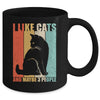 Funny Cat Design Cat Lover For Men Women Animal Introvert Mug | teecentury