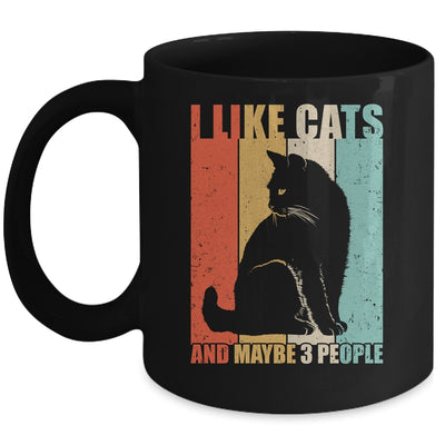 Funny Cat Design Cat Lover For Men Women Animal Introvert Mug | teecentury